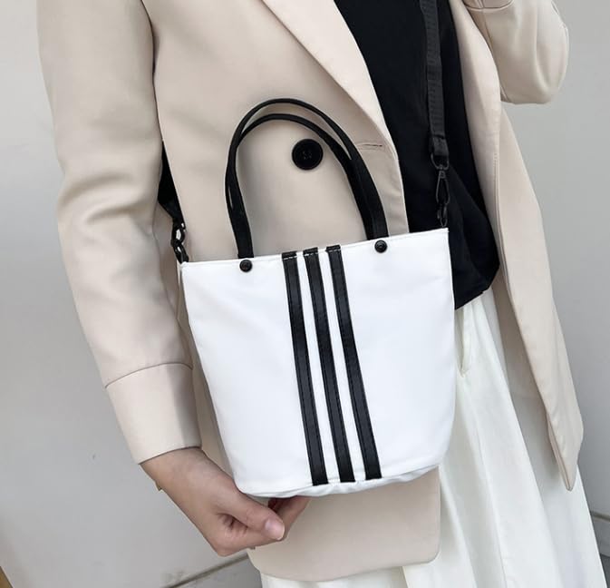 Oxford Fabric Bucket Handbag – Magnetic Closure Shoulder Bag, Spacious & Stylish for Daily Use2