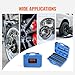 VEVOR 52PCS Custom Bushing Bearing & Seal Driver Set, Transmission Wheel Axle Bearing Race, Seal Driver Installer Remover, 18-65mm & 74mm Metric Discs Bush Removal Puller Bearing Press Tool Kit