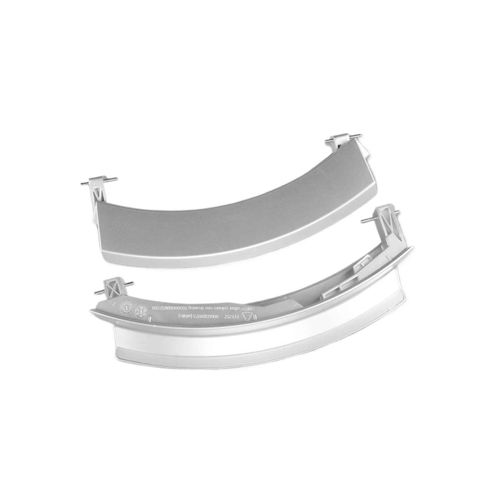 Washing Machine Door Handle 9000389973 9000534076 Accessories， Compatible For Bosch Washing Machine Handle Replacement(Silver)