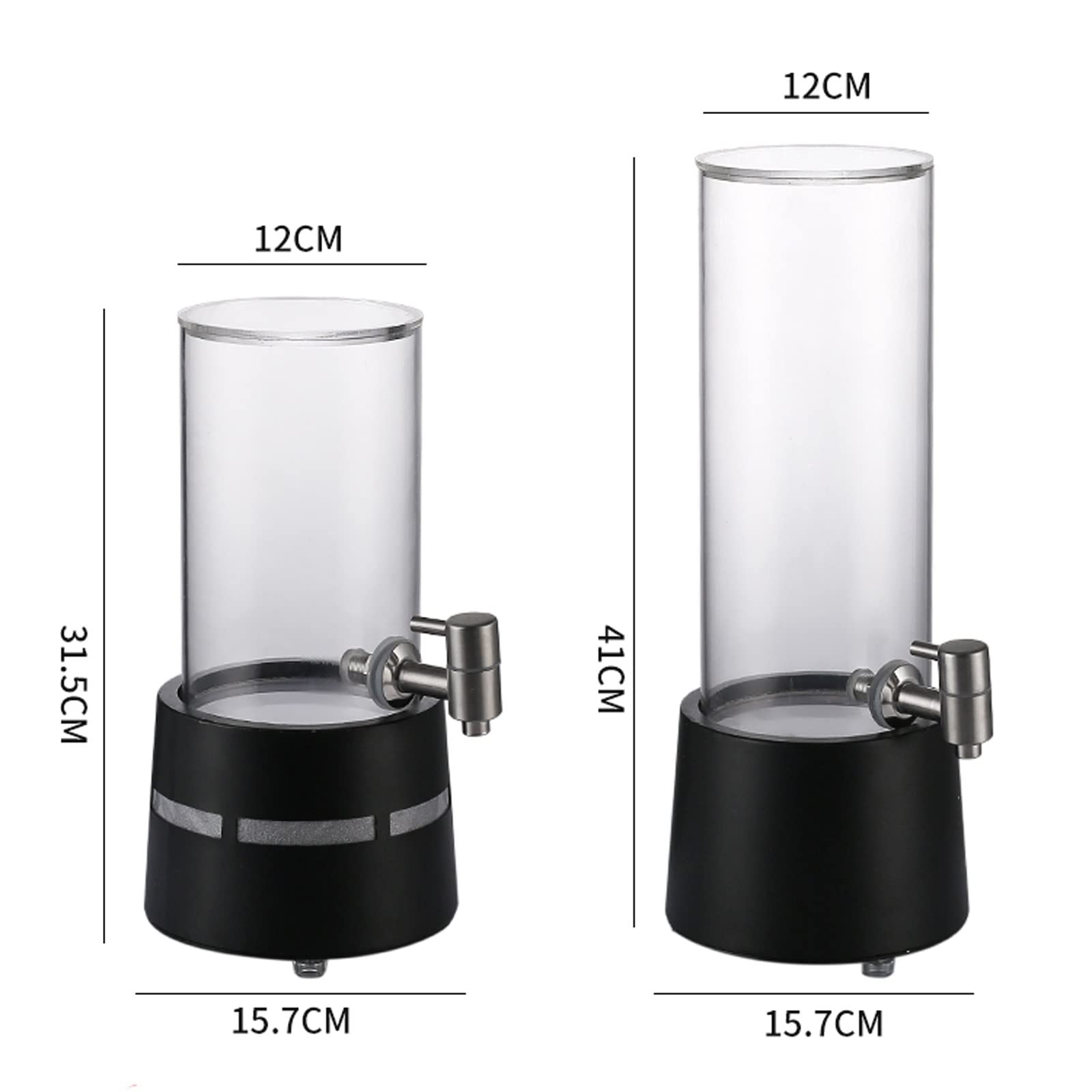 Dispensador de torre de cerveza Dispensador de cerveza redondo con grifo Dispensador de bebidas luminosas creativas Dispensador de torre de cerveza para barra de fiesta Dispensador de cerveza casero