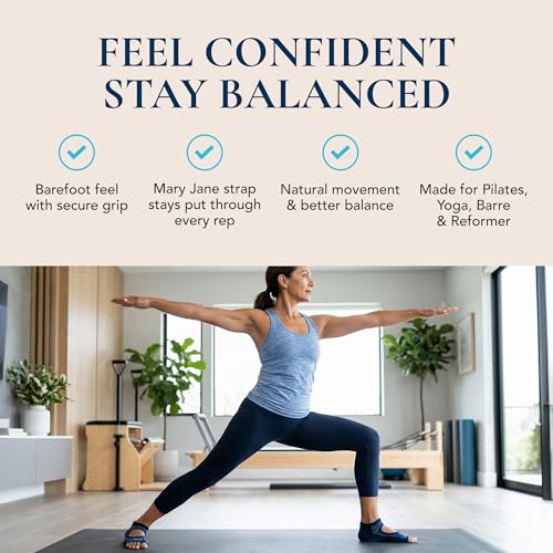 Image of Tucketts Allegro Toeless Pilates Socks with Grips for Women, Non-Slip Open-Toe Grip Socks, Yoga, Barre, Dance, Reformer, Home