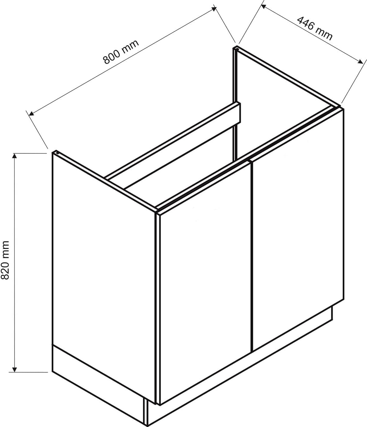 PEGANE Cuisine complète d'angle ISYA 9 éléments Couleur Noir/Chêne Artisan - Longueur 200/260 cm