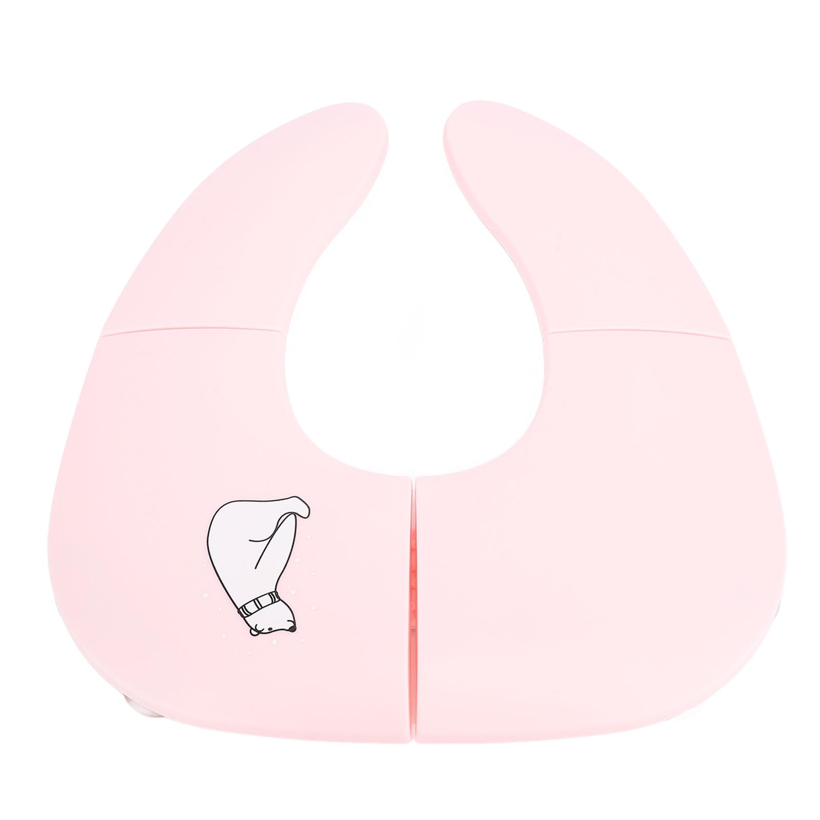 Travel Potty Seat Foldable Travel Potty Seat for Toddler Portable Slip Suction Cup Toilet Training Baby Folding Potty Seat (Pink)