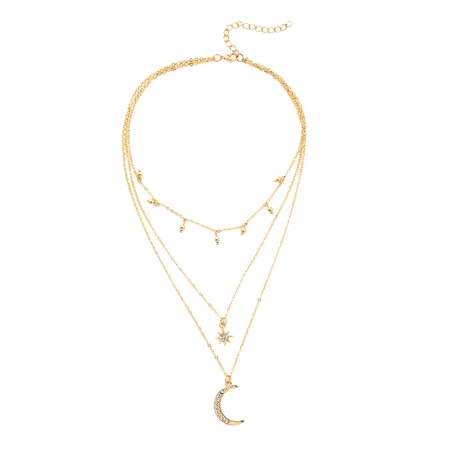 Shining Diva Fashion Stylish Multilayer Chain Pendant Necklace for Women and Girls (rrsd14553np), Gold (B0BXD6P1HL) Amazon Price History, Amazon Price Tracker
