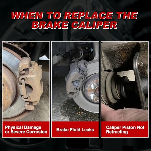 Image of Rear Brake Caliper Set Right + Left Assembly 18B4645 18B4644 | w /Bracket, Compatible for Chevy Impala Allure Century Lacrosse Regal, 1997-2010, Set of 2