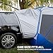 Napier Sportz SUV Tent with Screen Room | 10'x10' Vehicle Camping Tent with 7'x6' Screen Room and Awning | Fits All CUVs, SUVs, Minivans | Sleeps 6 Adults | Blue/Gray | Model 84000