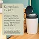 Tommee Tippee Simplee Windeleimer, mit 6 Nachfüllkassette, Schützt gegen Gerüche und Keime*, Zu 100 % Recyceltes Gehäuse