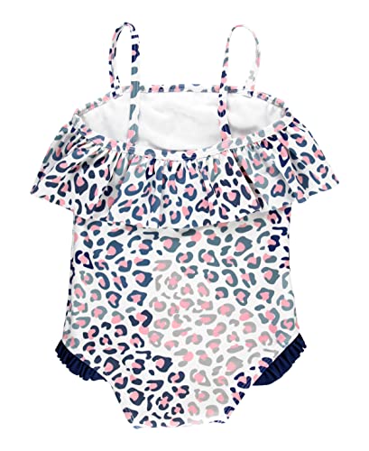 RuffleButts Cool Leopard Single Ruffle One Piece - 18-24m2