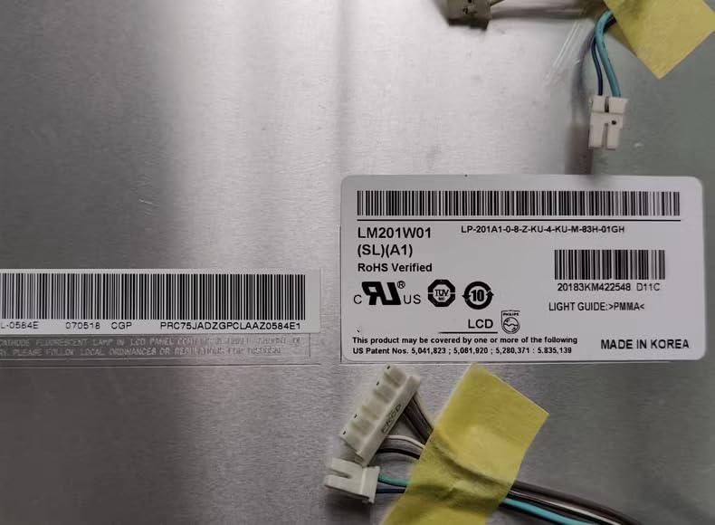 Image of Tested 20.1 inch LM201W01-SLA1 LCD Display Panel Warehouse Spot