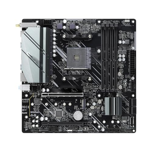 YXHSHEEN Motherboard Fit for ASRock B550AM Gaming Motherboard B550 Support 3600 5600G 5700X 5700x3D 5800X3D CPU DDR4 HDMI USB 3.2 NVME M. MATX PCIe 4.0