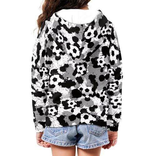 Image of Coloranimal Unisex Girls Boys Long Sleeve Casual Hoodies & Sweatshirts Tops Kids Zip Up Jacket Coat Age 6-16 Year