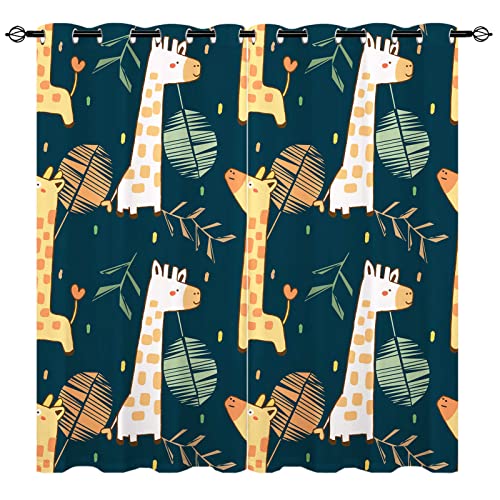 YUANZU Giraffe Curtains