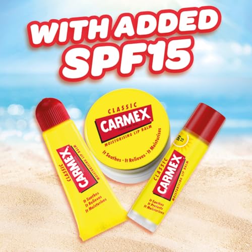 Carmex Classic Lip Balm Set - Stick, Pot & Tube, Clear, 1 count (Pack of 3) - Image 2
