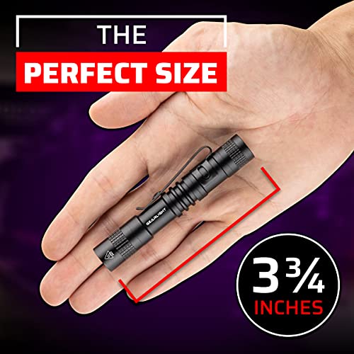 Gearlight Black Light Uv Flashlight S50 [2 Pack] - 365 Nm Mini Blacklight Ultraviolet Pen Flashlights For Id Check, Leak Ac Detection, Resin Curing - Pet Urine, Scorpion, Stain Handheld Detector #TOP1
