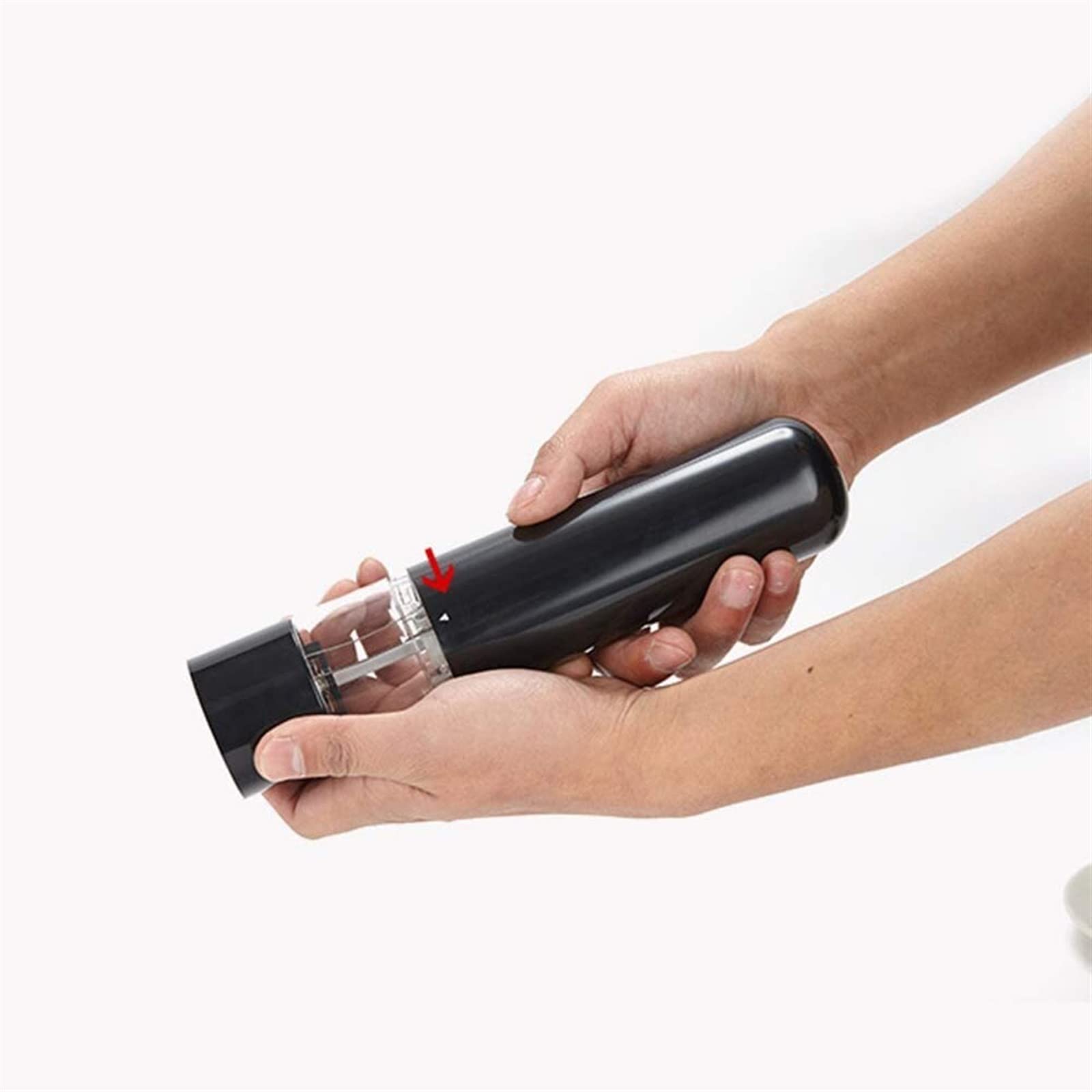 Młynek do pieprzu Młynków do pieprzu Młynek Do Soli I Pieprzu, Pojemność 70 Ml, Młynek Regulowany Elektryczny Młynek Do Pieprzu Młynek Do Soli Młynków do przypraw Młynek do chili