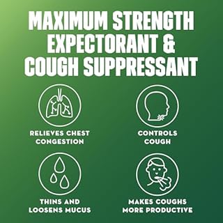 Mucinex DM 12Hr Maximum Strength Chest Congestion & Cough Medicine for Adults, Cold and Cough Medicine for Excess Mucus Relief, 1200 mg Guaifenesin & 60 mg Dextromethorphan HBr, 48 Bi-Layer Tablets