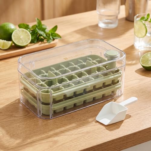 Bandeja para cubitos de hielo doble con caja miniatura 3