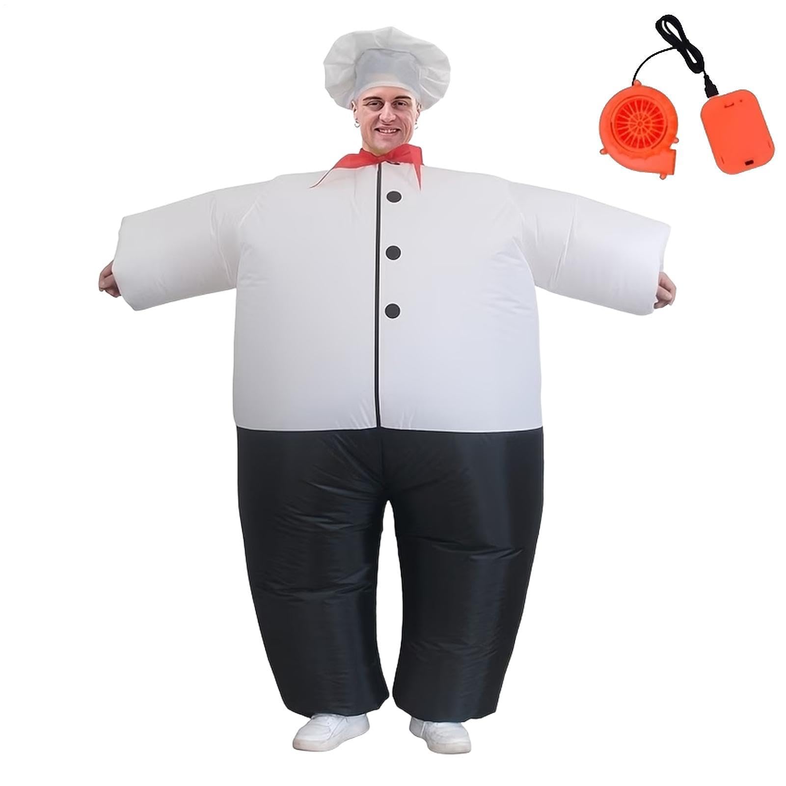 Kostium dmuchany dla dorosłych na Halloween, gotowanie na imprezę, strój