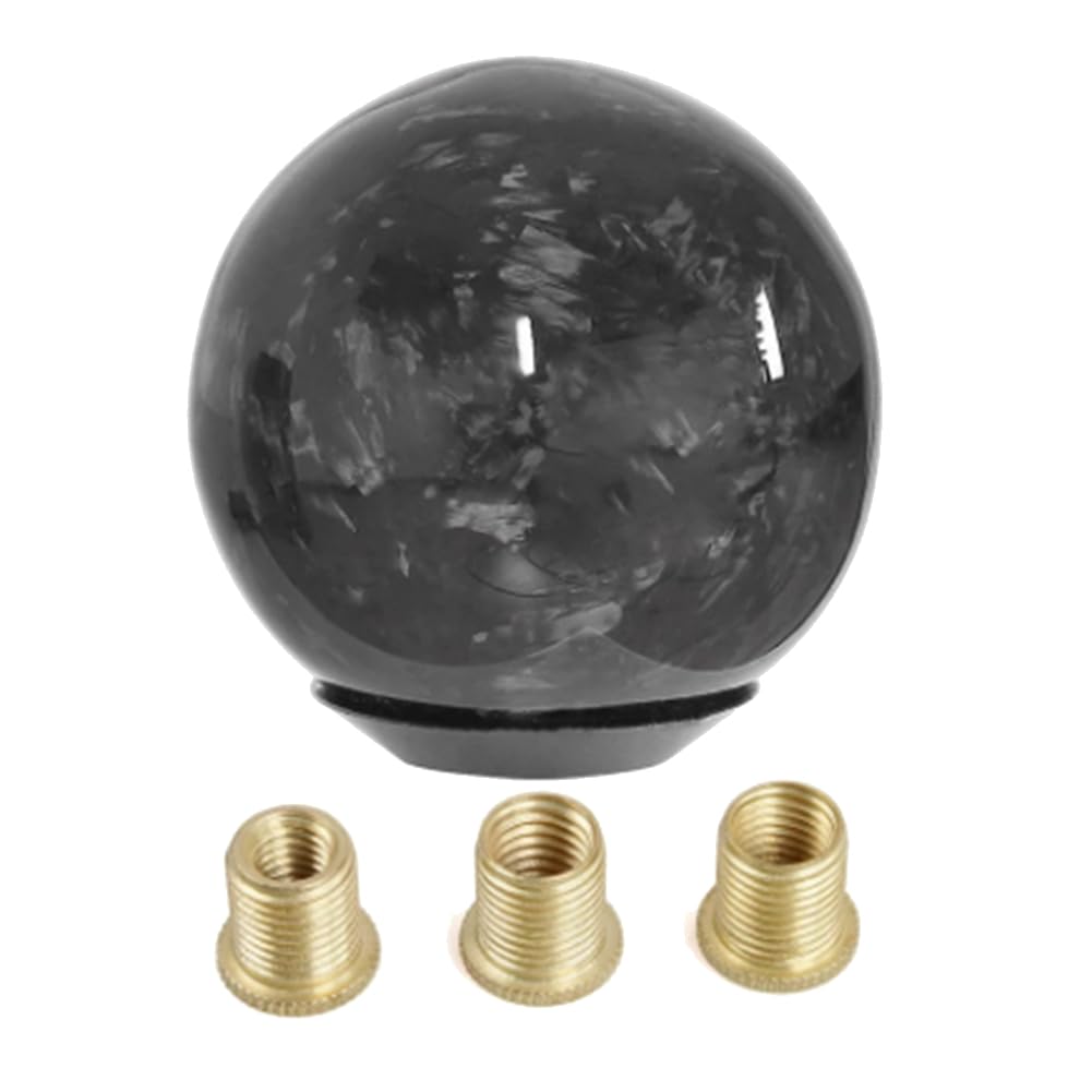 UDSKNV[KSL Universal Car Accessories Gear Shift Knob Stick MT AT Gearstick Lever Round Shifter Knobs Forging Pattern Car Parts
