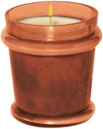 Amber "fire" 3.5 Oz Filled Votive