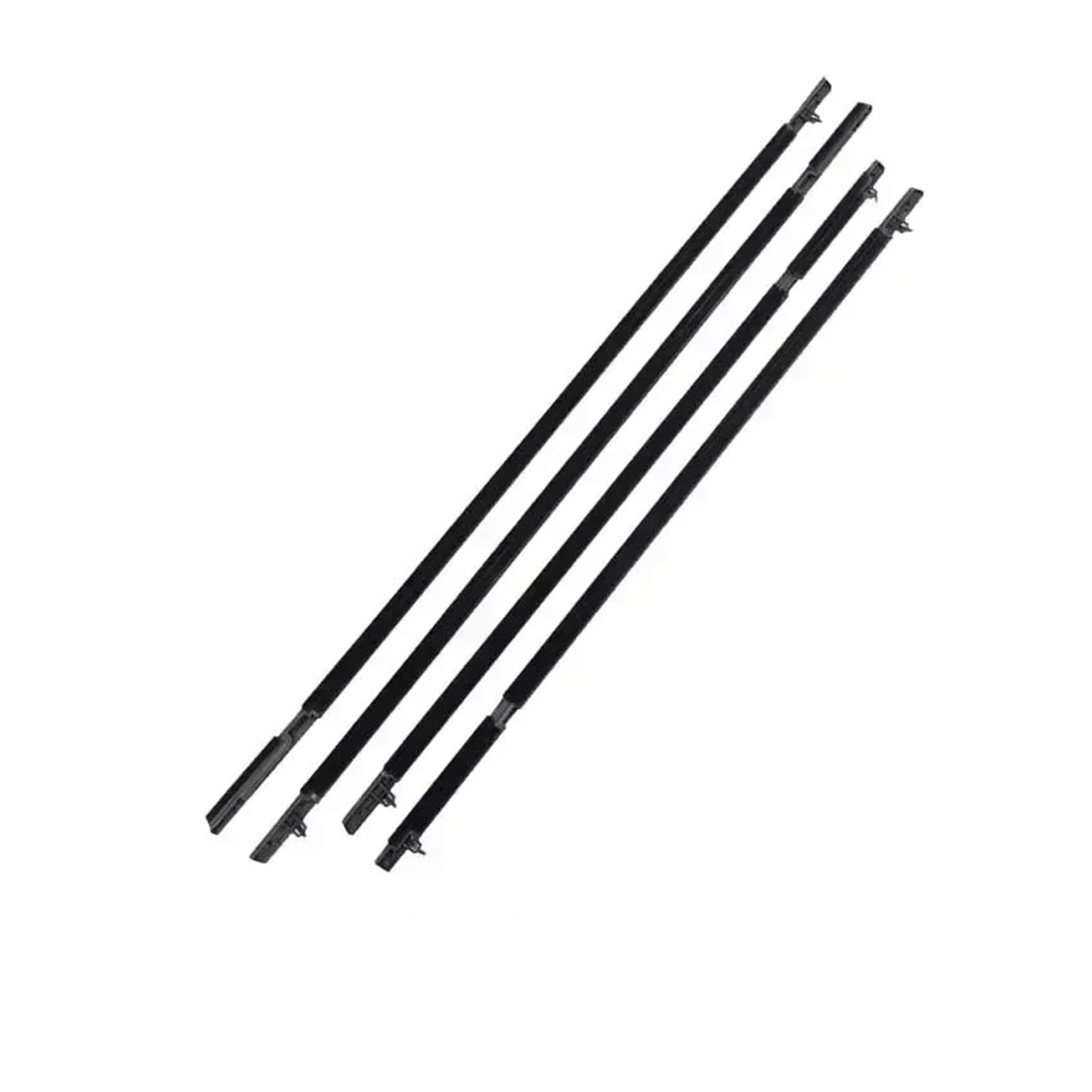 Uussup 4Pcs Rubber Seal Weather Stripping For Toyota For Rav4 Xa30 2006~2012 Us Version Door Weatherstrips Rainproof Weather Glass Sealed Strip Accessories Car Window Molding