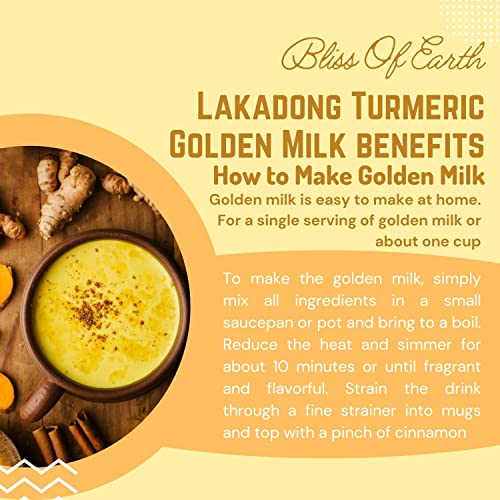 Bliss Of Earth High Curcumin Certified Organic Lakadong Turmeric Powder, 500Gm #TOP6