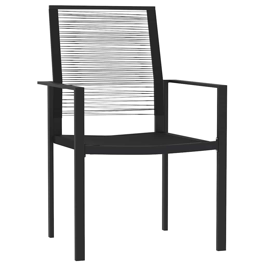 Malowana proszkowo stalowa rama szklany blat wodoodporny rattan PVC 7