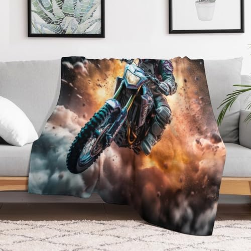 Couverture moto couvre-lit en flannel de qualité supérieure