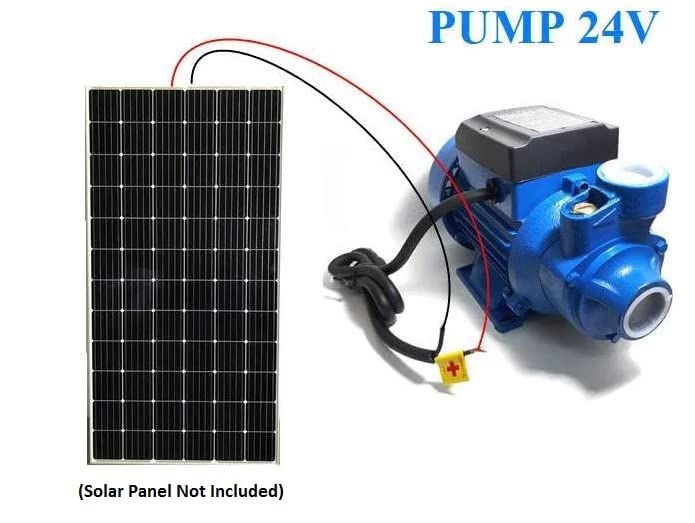 Image of Flojoy Asian Pumps & Machineries 24v Solar Surface Booster Water Pump Brush Type 45-50 Feet for Sprinkler Irrigation, Openwell, Aquarium, Marine & fountain 250w
