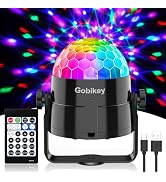 Gobikey Disco Ball, Rechargeable Music Controlled Disco Light, Party Light with Remote Control and US…