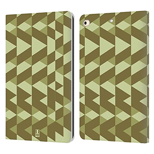 Étui en cuir iPad 9.7 design géométrique exclusif Head Case Designs