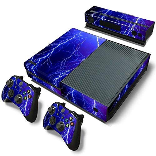 Mcbazel Calcomanías de la Serie Pattern Pegatinas de Vinilo Solo para Solo Xbox One Original No para Xbox One S/Xbox One X (Trueno Azul)