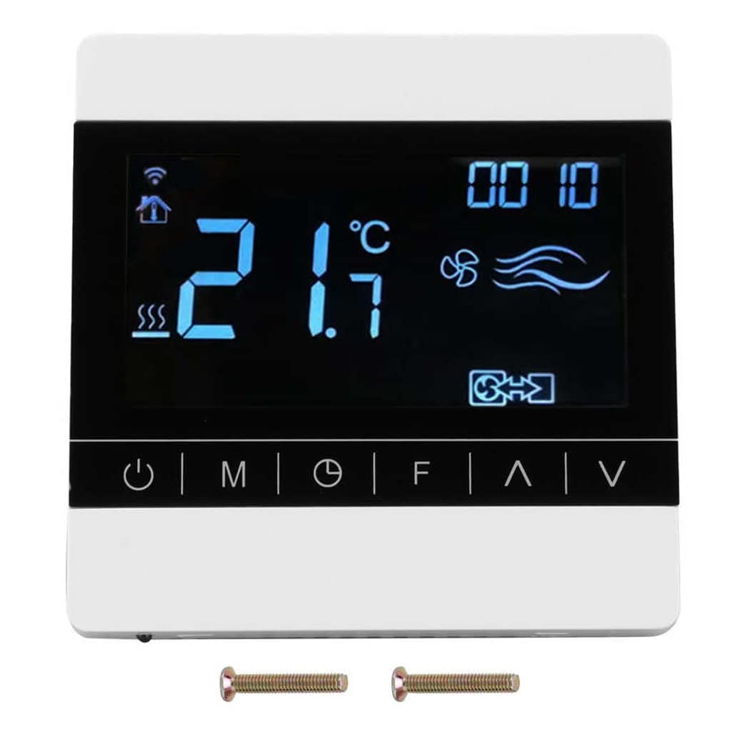 Thermostat AC220V JFDBGU tactile avec panneau de contrôle de température de l'eau