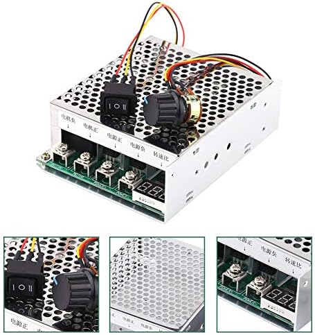 DC Speed Controller Reversible DC 10V 48V 55V 60A Adjustable Motor Driver Module with Digital Display