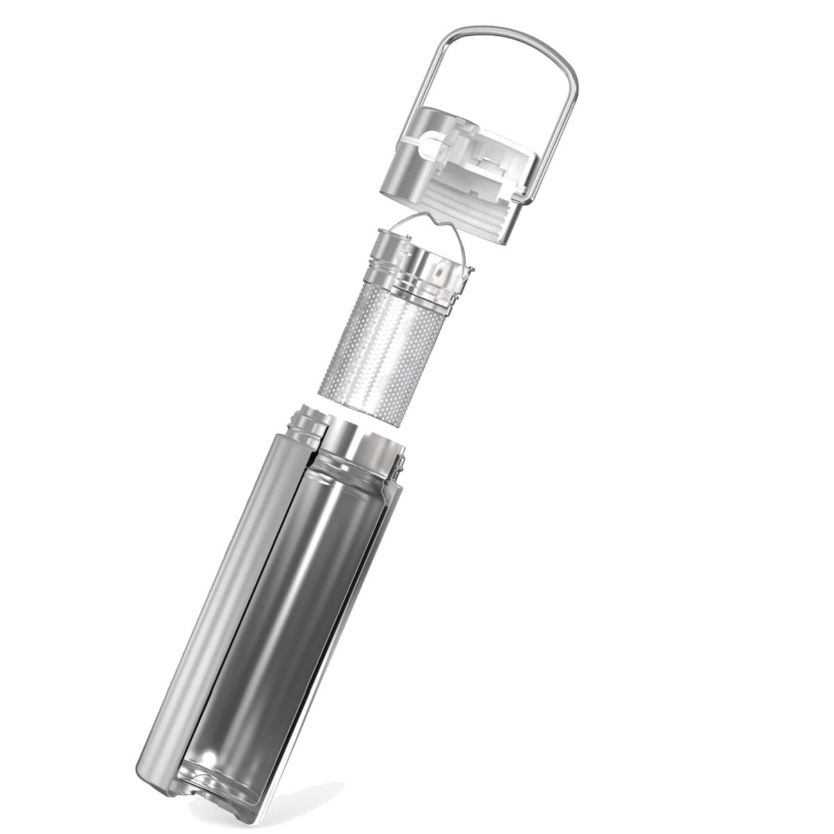 Eigenart LEEZA Komorebi doppelwandige Thermo- Trinkflasche aus Edelstahl mit Sportverschluss und Sieb, BPA frei, 500ml, 11019