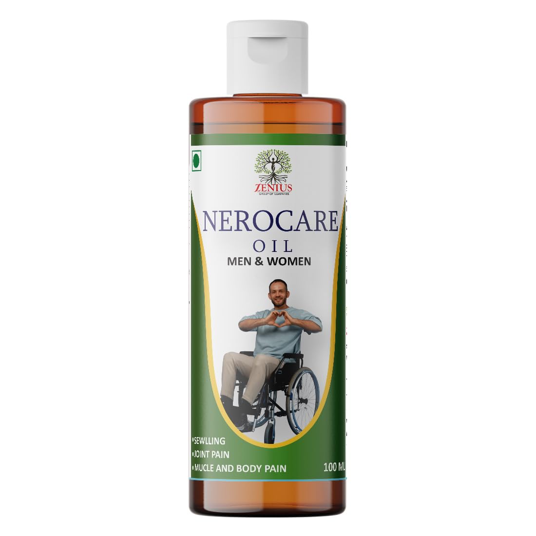 Nerocare Care Oil for Stroke and Paralysiscare Recovery, Nerve Strength, Pain Relief & Mobility Care, 100ml Oil