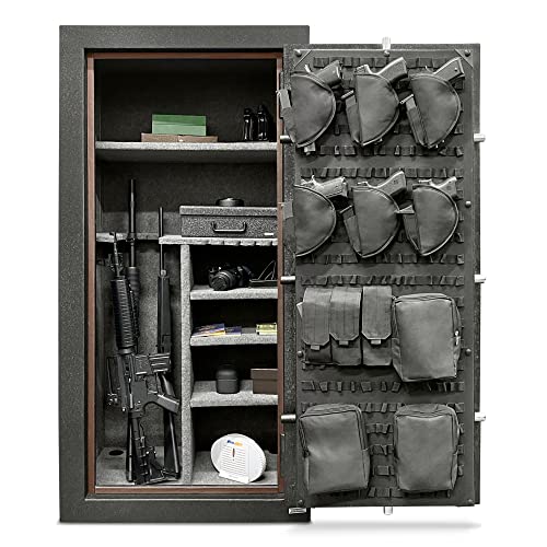 Stealth Essential Gun Safe EGS28 Special Edition FLAG Safe 28 Gun Capacity with 30 Minute Fire Protection California DOJ Approved Black thumbnail 2