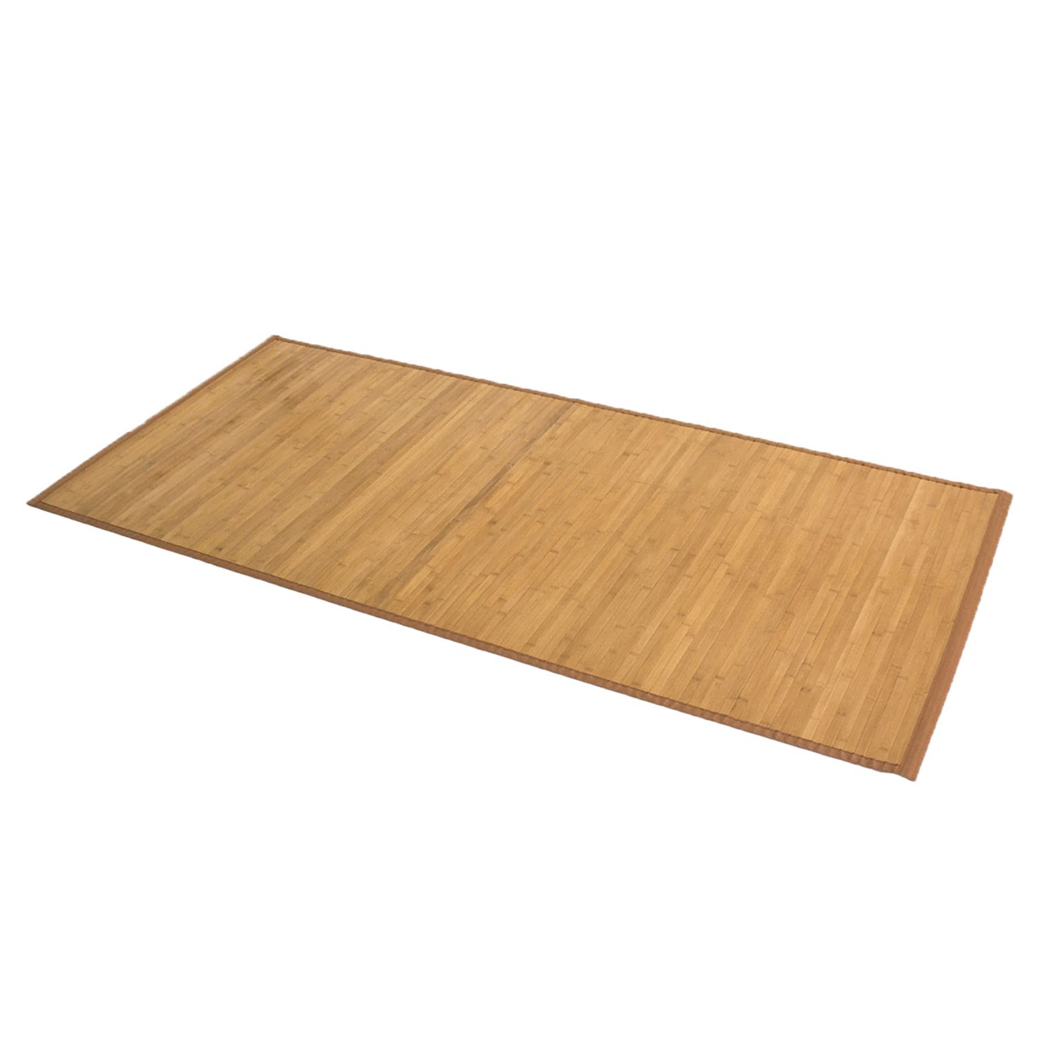 Homestyle4u Tapis Tapis en Bambou, Marron, Simple