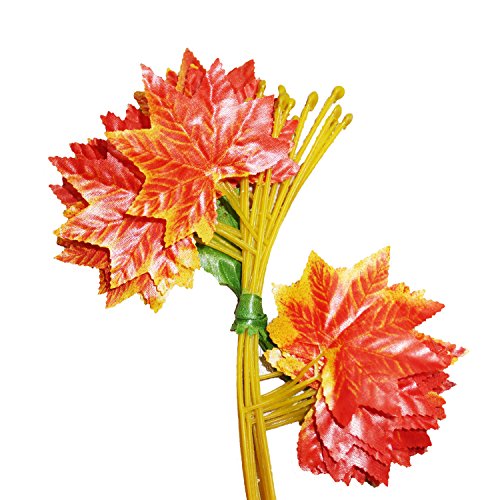 LJY, ghirlanda di foglie di vite e acero rosso