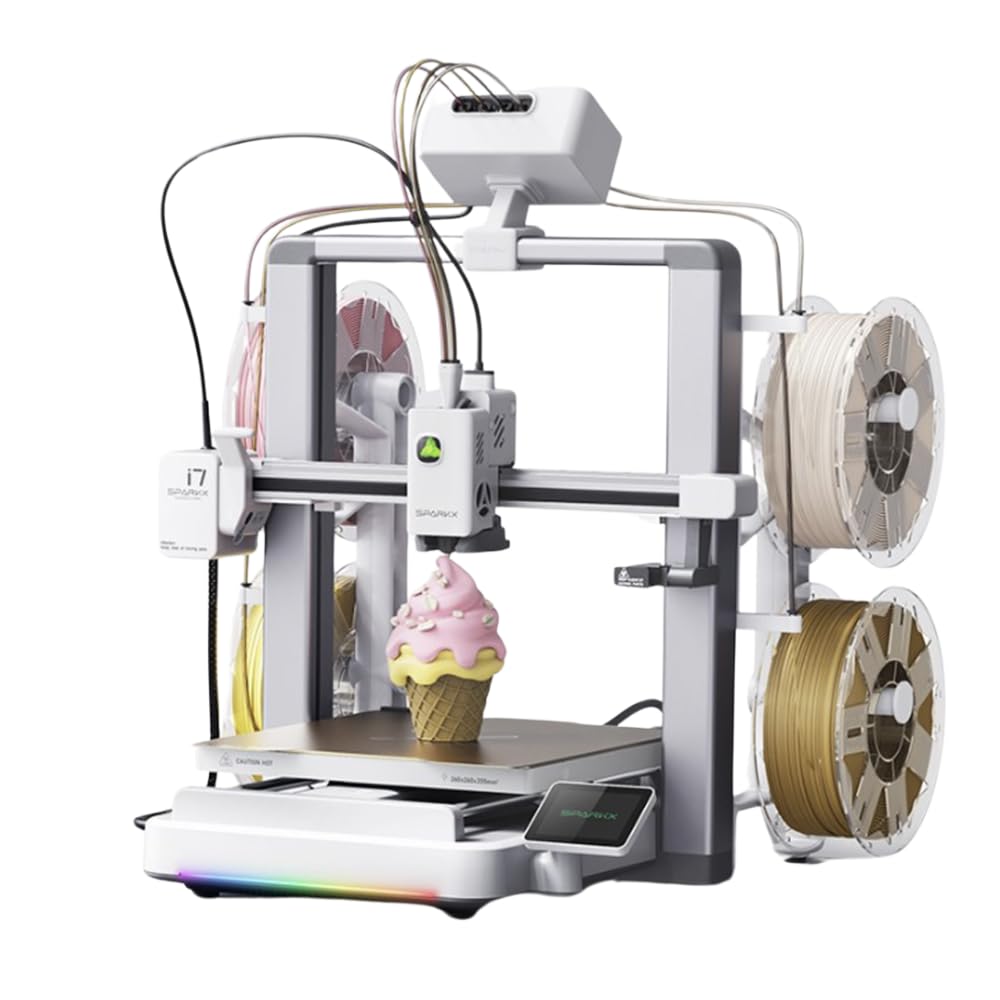 Creality SPARKX i7 3D Printer with CFS Nano Kit, High-Speed CoreXY Printing up to 600mm/s, Multi-Color Printing Support, Auto Leveling, All-Metal Direct Drive Extruder, AI Camera, WiFi Connectivity-image-37