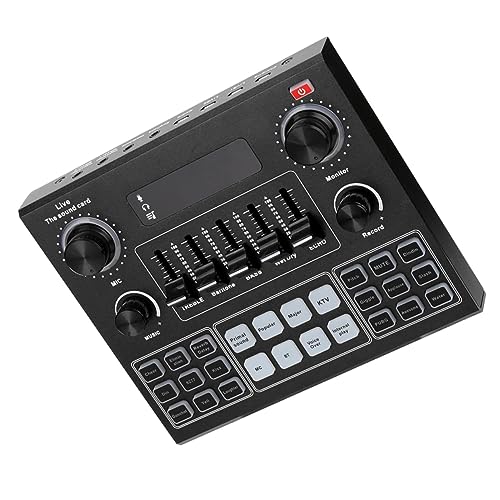 Carte son portable BESPORTBLE avec effets sonores intégrés et double support téléphone
