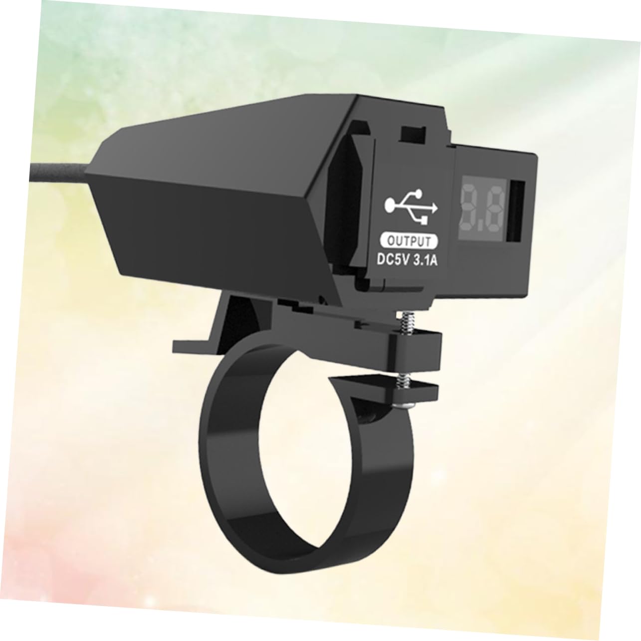 Gogogmee High Grade Dual USB Motorcycle Charger with LED Display for Phone Digital Camera ATV Rv Dual Output Easy Installation Durable Housing