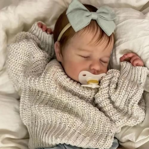 Muñeca Reborn Bebé Realista 19 Pulgadas Loulou miniatura 4