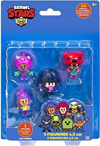 Lansay Brawl Stars - 5 Figuras 4. 5 cm – Team