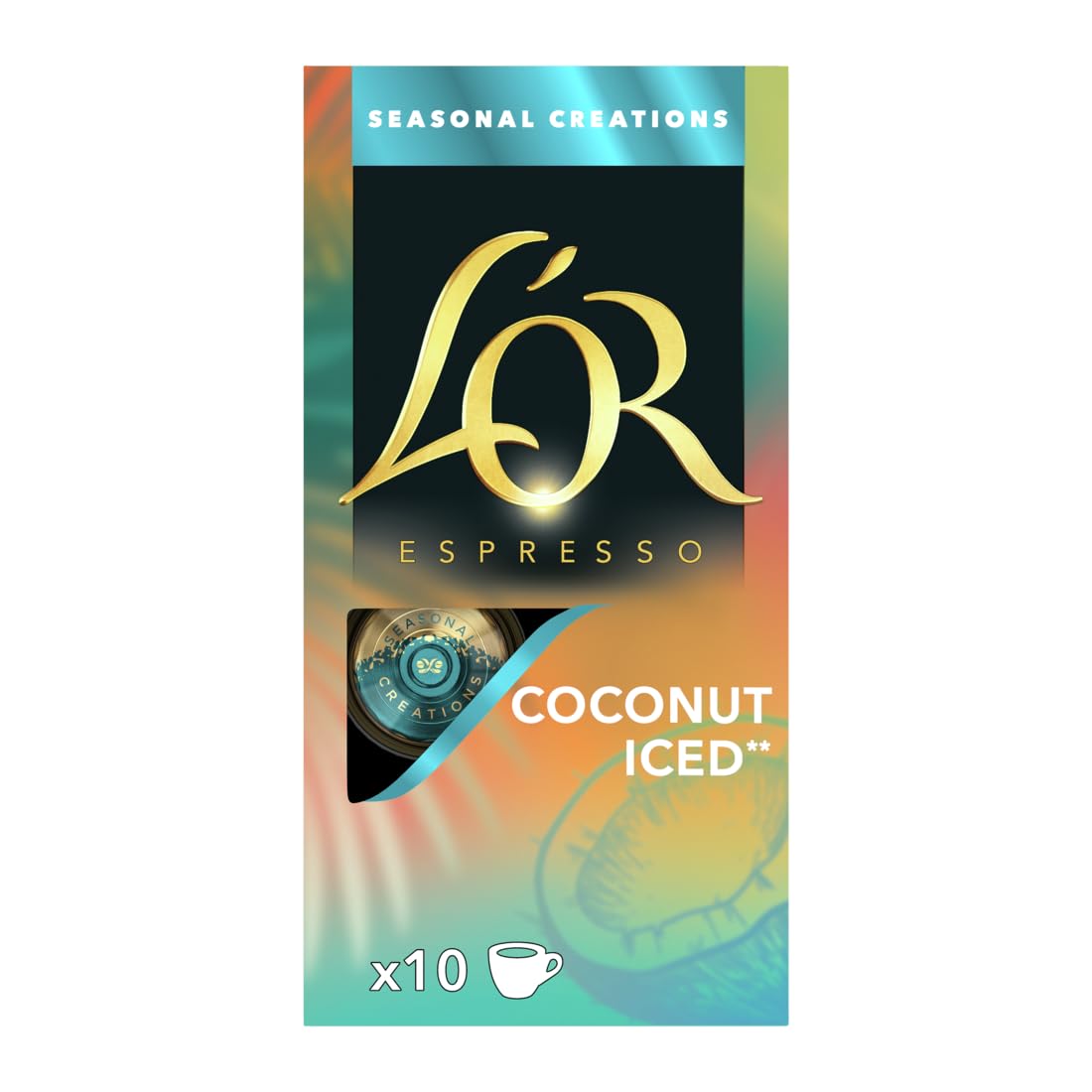 L'OR Espresso Café Coco | 100 Cápsulas | Intensidad 5, Compatible con máquinas Nespresso