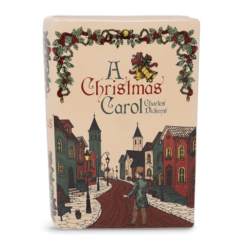 Steel Mill & Co. Ceramic Book-Shaped Vase A Christmas Carol