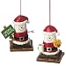 Christmas Ornaments- S'mores with Cookie and Milk and I Believe in Santa Sign Set of 2