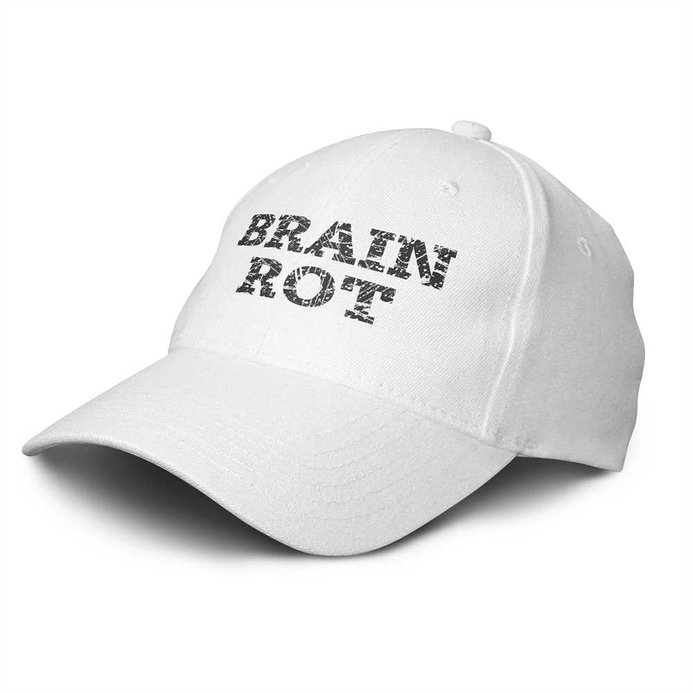 Dsocuiubos Funny Baseball Hats for Men Brain Rot Casquette