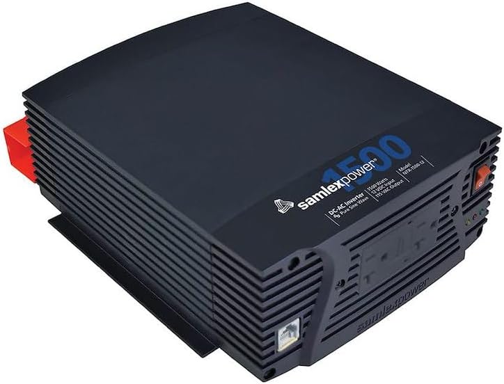 SSW-1500-12A Samlex America 12V 1500 Watt Pure Sine Wave Power Inverter