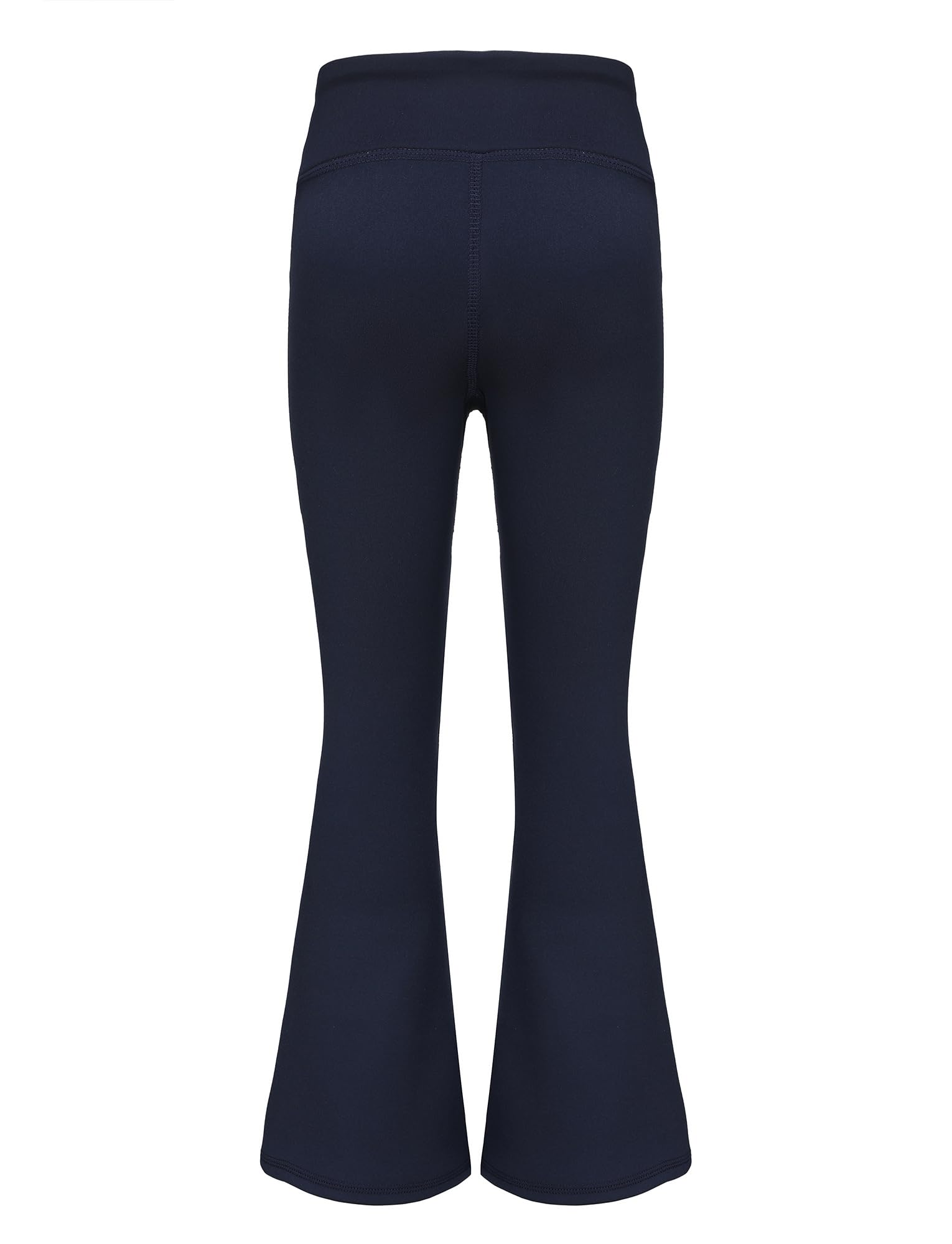 Panegy Mädchen Fleece gefütterte Schlaghosen Thermische Warme Leggings Dehnbare Tanz Yoga Glockenhose Gepolsterte Bootcut Strumpfhose Volle Länge Hose
